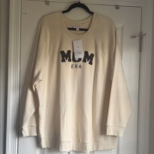 Ingrid & Isabel Cream 'MOM ERA' Sweatshirt